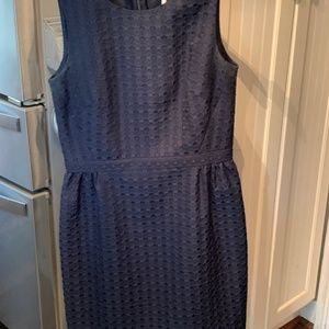 Boden navy eyelet back zip dress.‎ Worn once